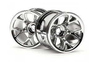 HPI 2.2" Mesh Chrome Rims 2Pcs image 8841