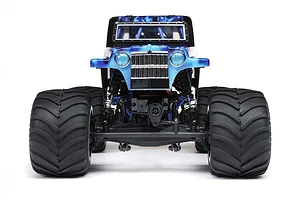 Losi Mini LMT Son Uva Digger RC Monster Truck Electric 4WD 1/18 Scale RTR - Blue image 88412