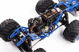 Losi Mini LMT Son Uva Digger RC Monster Truck Electric 4WD 1/18 Scale RTR - Blue image 88415