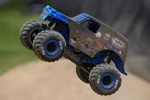 Losi Mini LMT Son Uva Digger RC Monster Truck Electric 4WD 1/18 Scale RTR - Blue image 88419