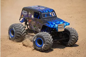 Losi Mini LMT Son Uva Digger RC Monster Truck Electric 4WD 1/18 Scale RTR - Blue image 88420