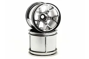 HPI 2.2" Mesh Chrome Rims 2Pcs image 8843