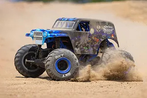 Losi Mini LMT Son Uva Digger RC Monster Truck Electric 4WD 1/18 Scale RTR - Blue image 88422