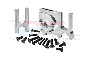 GPM Silver 7075 Aluminium Front/Rear Centre Differential &amp; Motor Mount 3Pcs