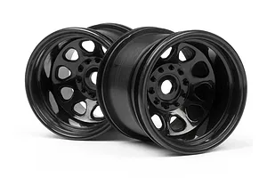 HPI 2.2" Firestorm Classic King Black Rims 2Pcs image 8851