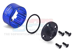 GPM Blue Carbon Steel & 7075 Aluminium Front/Middle Differential Case image 88518