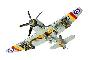 Airfix 1/48 Hawker Sea Fury FB.11 Fighter Scaled Plastic Model Kit image 88576