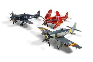 Airfix 1/48 Hawker Sea Fury FB.11 Fighter Scaled Plastic Model Kit image 88580