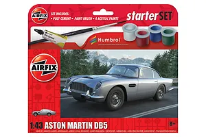 Airfix 1/43 Aston Martin DB5 Scaled Plastic Model Starter Kit image 88592