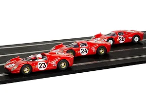 Scalextric 1/32 1967 Daytona 24 Slot Cars Triple Pack image 88619