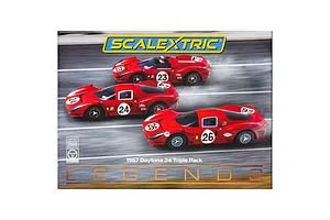 Scalextric 1/32 1967 Daytona 24 Slot Cars Triple Pack image 88622