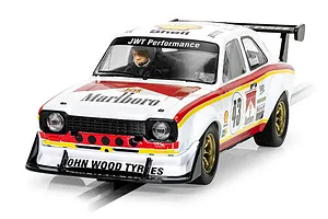 Scalextric 1/32 Ford Escort MK1 RSR - Lea Wood Slot Car