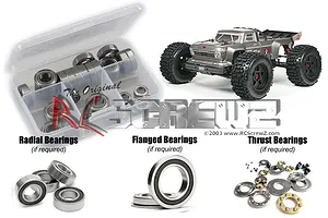 RC Screwz Outcast 6S Rubber Shielded Bearing Kit