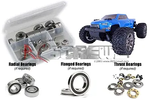 RC Screwz Big Rock 3S BLX Rubber Shielded Bearing Kit