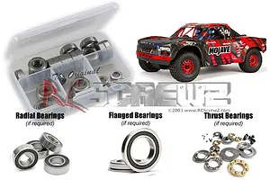 RC Screwz Mojave V2 6S Rubber Shielded Bearing Kit