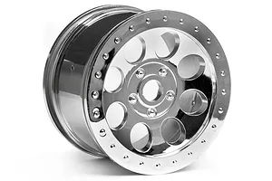 HPI 3.3" Savage Mag-8 Chrome Rims 2Pcs image 8885