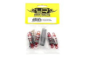 Yeah Racing Red Aluminium Complete Shock Set 4Pcs image 88842