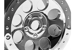 HPI 3.3" Savage Mag-8 Chrome Rims 2Pcs image 8886