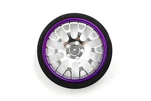 Yeah Racing Purple Aluminium Type A Transmitter Steering Wheel Set image 88854