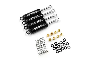 Yeah Racing Black Aluminium Shock Absorbers 4Pcs