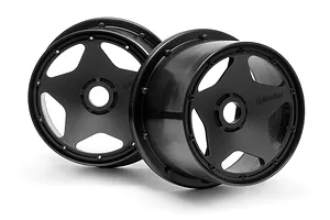 HPI 4.7/5.5" Baja 5B Rear Super Star Black Rims 2Pcs image 8910
