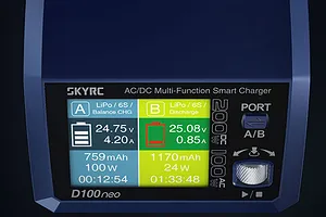 SkyRC D100 Neo Duo AC/DC Dual Charger image 89166