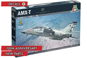 Italeri 1/72 AMX-T Twin Seater Fighter Plastic Model Kit image 89254