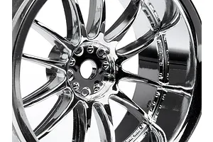 HPI 1.9" (6mm Off-Set) Work XSA 02C Chrome Rims 2Pcs image 8929