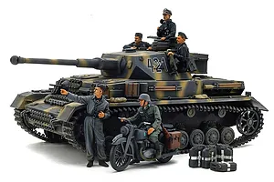 Tamiya 1/35 Panzerkampfwagen IV AUSF.G Tank Plastic Model Kit image 89287