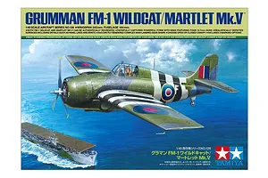 Tamiya 1/48 Grumman FM-1 Wildcat Fighter Plastic Model Kit image 89297