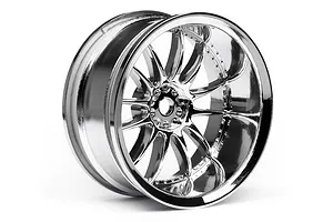 HPI 1.9" (9mm Off-Set) Work XSA 02C Chrome Rims 2Pcs image 8932