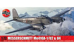 Airfix 1/72 Messerschmitt Me410A-1/U2 & U4 Fighter Plastic Model Kit image 89316