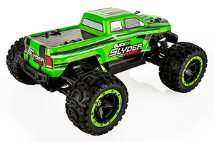 BlackZon Slyder MT Turbo RC Monster Truck Electric Brushless 4WD 1/16 Scale RTR - Green image 89360
