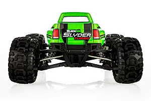 BlackZon Slyder MT Turbo RC Monster Truck Electric Brushless 4WD 1/16 Scale RTR - Green image 89363