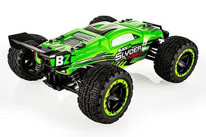 BlackZon Slyder ST Turbo RC Stadium Truck Electric Brushless 4WD 1/16 Scale RTR - Green image 89367