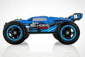 BlackZon Slyder ST Turbo RC Stadium Truck Electric Brushless 4WD 1/16 Scale RTR - Blue image 89376