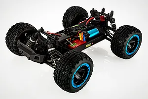 BlackZon Slyder ST Turbo RC Stadium Truck Electric Brushless 4WD 1/16 Scale RTR - Blue image 89378