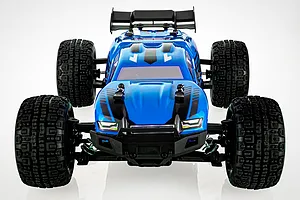 BlackZon Slyder ST Turbo RC Stadium Truck Electric Brushless 4WD 1/16 Scale RTR - Blue image 89381