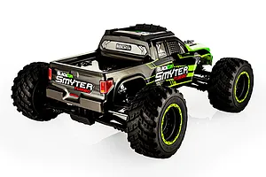 BlackZon Smyter MT Turbo RC Monster Truck Electric Brushless 4WD 1/12 Scale RTR - Green image 89383