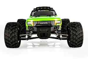 BlackZon Smyter MT Turbo RC Monster Truck Electric Brushless 4WD 1/12 Scale RTR - Green image 89384