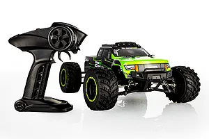 BlackZon Smyter MT Turbo RC Monster Truck Electric Brushless 4WD 1/12 Scale RTR - Green image 89387