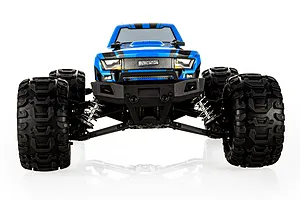 BlackZon Slyder MT Turbo RC Monster Truck Electric Brushless 4WD 1/16 Scale RTR - Blue image 89392