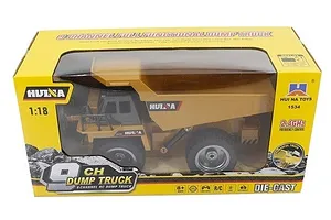 HuiNa 1534 Dump Truck RC Construction Vehicle Electric 4WD 1/18 Scale RTR - Yellow image 89399