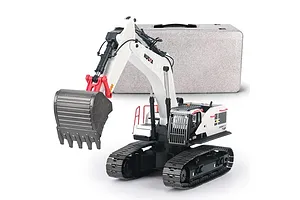 Huina 1594-W RC Excavator Electric Tracked 1/14 Scale RTR - White image 89403