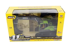 Huina 1/18 Electric RTR RC Excavator - Green image 89413