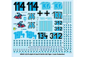 Trumpeter 1/16 German Tiger 1 Late Type Heavy Tank Model Kit image 89459