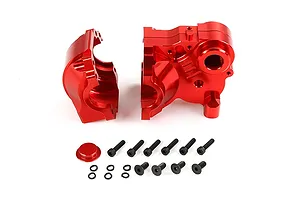 Rovan Red Aluminium Gearbox Case Set