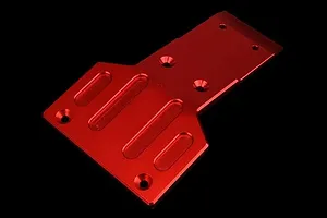 Rovan Red Aluminium 7mm Front Skid Plate image 89508