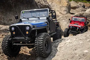 Axial SCX10 III CJ-7 Jeep RC Rock Crawler Electric 4WD 1/10 Scale RTR - Red image 89535