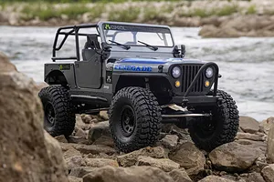 Axial SCX10 III CJ-7 Jeep RC Rock Crawler Electric 4WD 1/10 Scale RTR - Grey image 89543